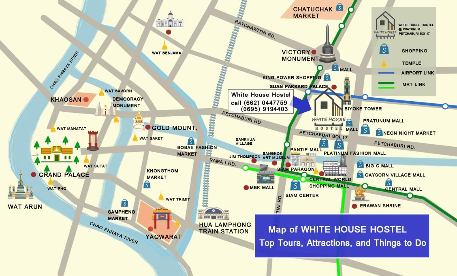 White House Hostel Bangkok Dış mekan fotoğraf